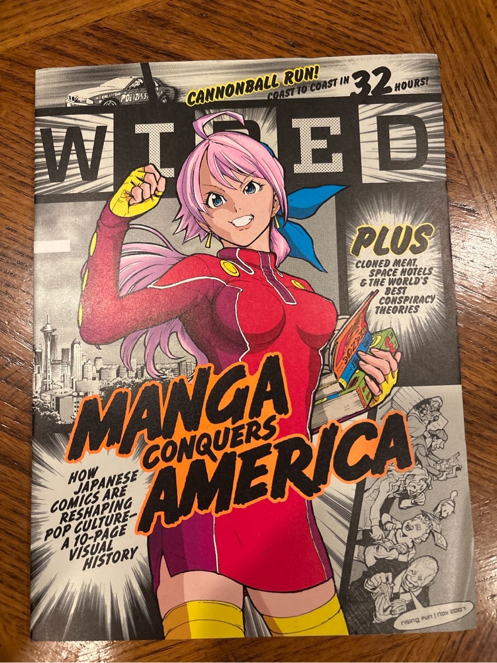 WIRED Magazine Nov 2007 Manga Conquers America Rare Issue 15.11